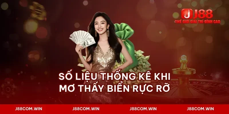 Số liệu thống kê khi mơ thấy biển rực rỡ