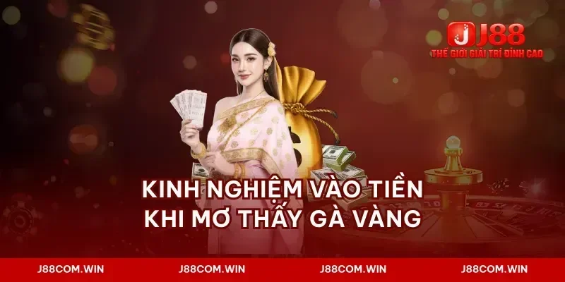 Kinh nghiệm vào tiền khi mơ thấy gà vàng